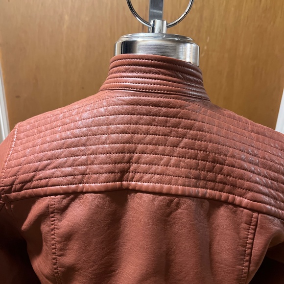 Anthropology Faux Leather Moto Jacket -NWOT - Picture 9 of 13